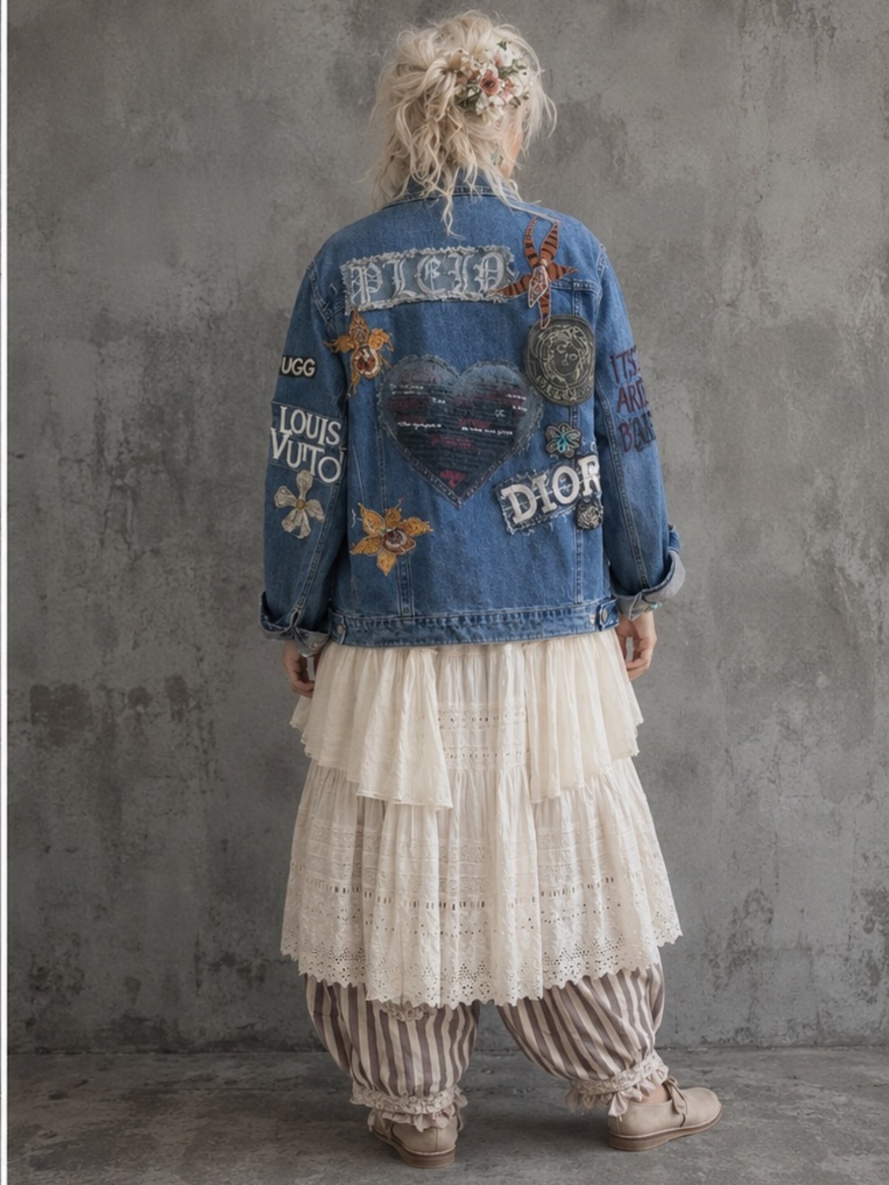 “It’s not about brands, it’s about style “ jeans jacket - Picture 3 of 16